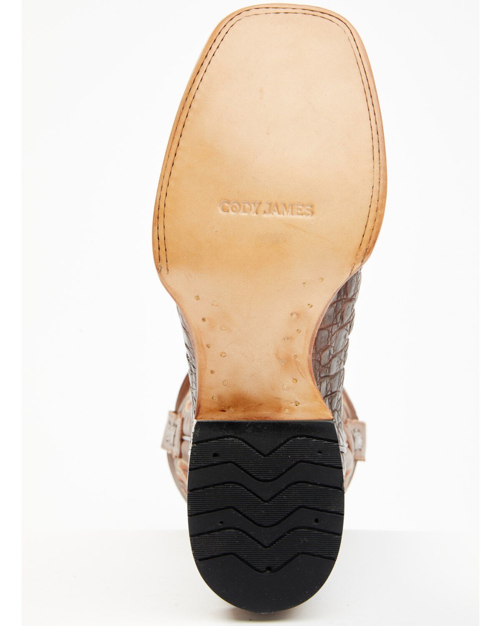 Cody James - Men's Exotic Caiman Western Boots - Broad Square Toe | Brown Cody James - Men's Exotic Caiman Western Boots - Broad Square Toe | Brown