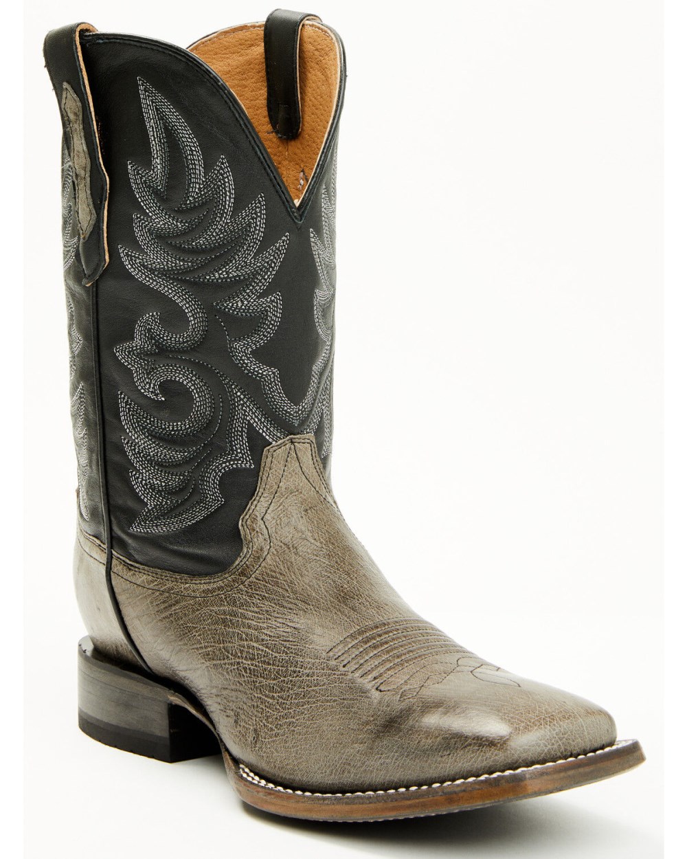 Cody James - Men's Exotic Ostrich Belly Western Boots - Broad Square Toe | Grey Cody James - Men's Exotic Ostrich Belly Western Boots - Broad Square Toe | Grey