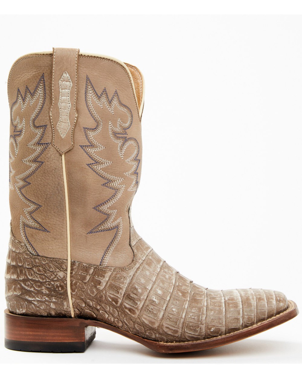 Cody James - Men's Exotic Caiman Belly Western Boots - Broad Square Toe | Tan Cody James - Men's Exotic Caiman Belly Western Boots - Broad Square Toe | Tan