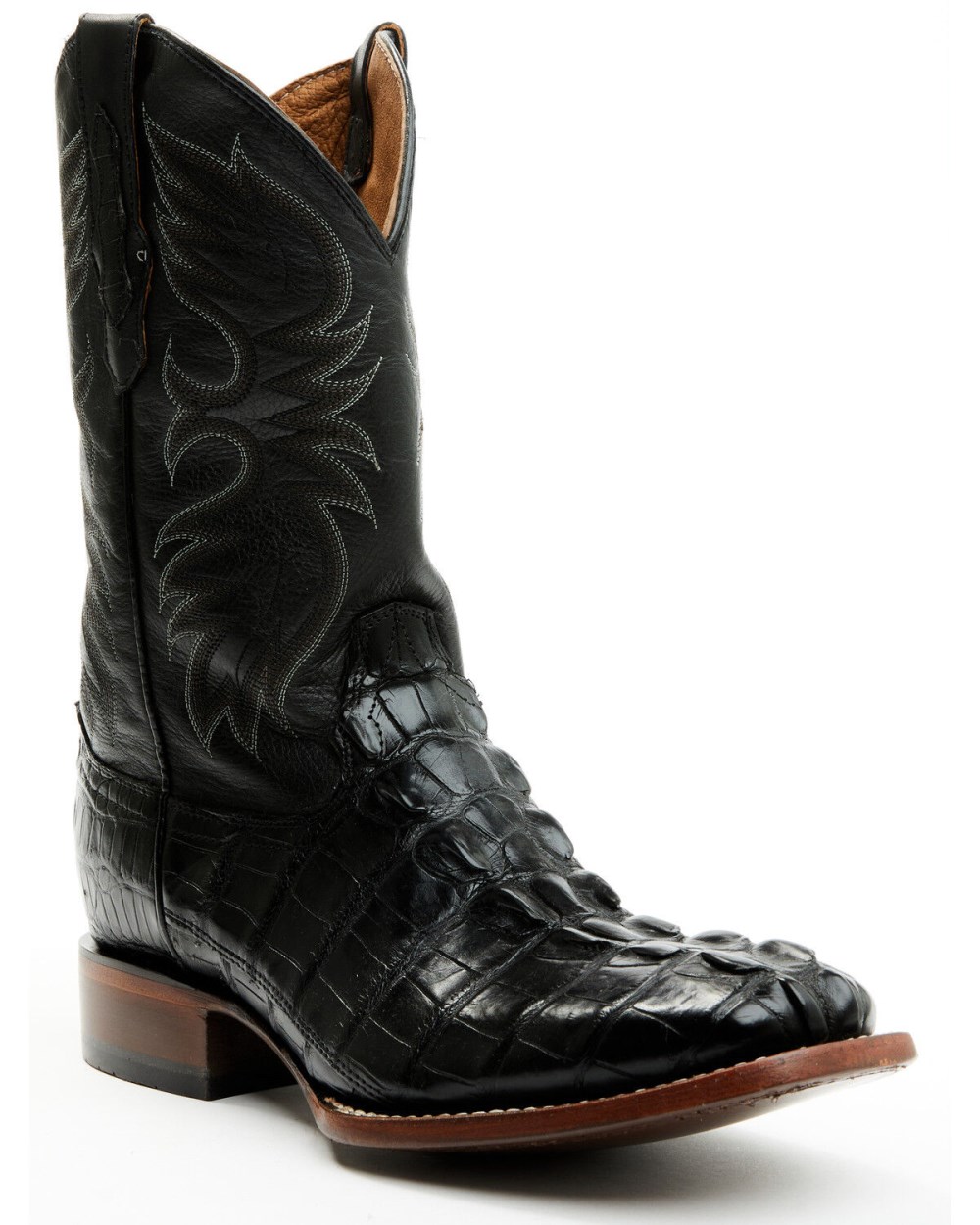 Cody James - Men's Exotic Alligator Western Boots - Broad Square Toe | Black Cody James - Men's Exotic Alligator Western Boots - Broad Square Toe | Black