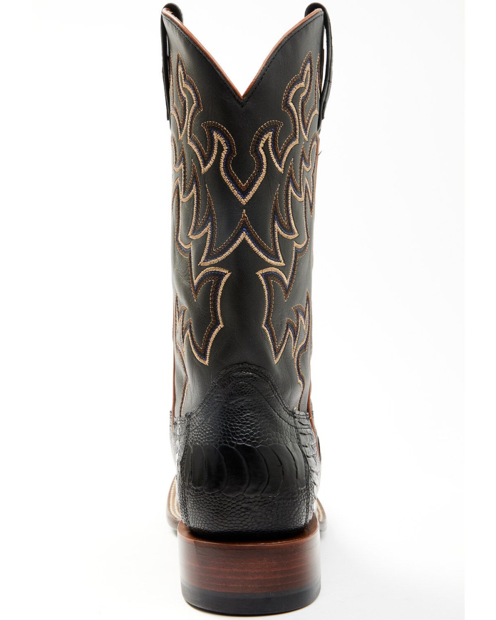 Cody James - Men's Exotic Ostrich Leg Western Boots - Broad Square Toe | Black Cody James - Men's Exotic Ostrich Leg Western Boots - Broad Square Toe | Black