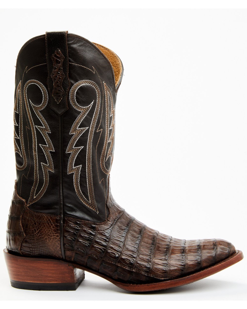 Cody James - Men's Exotic Caiman Western Boots - Round Toe | Brown Cody James - Men's Exotic Caiman Western Boots - Round Toe | Brown