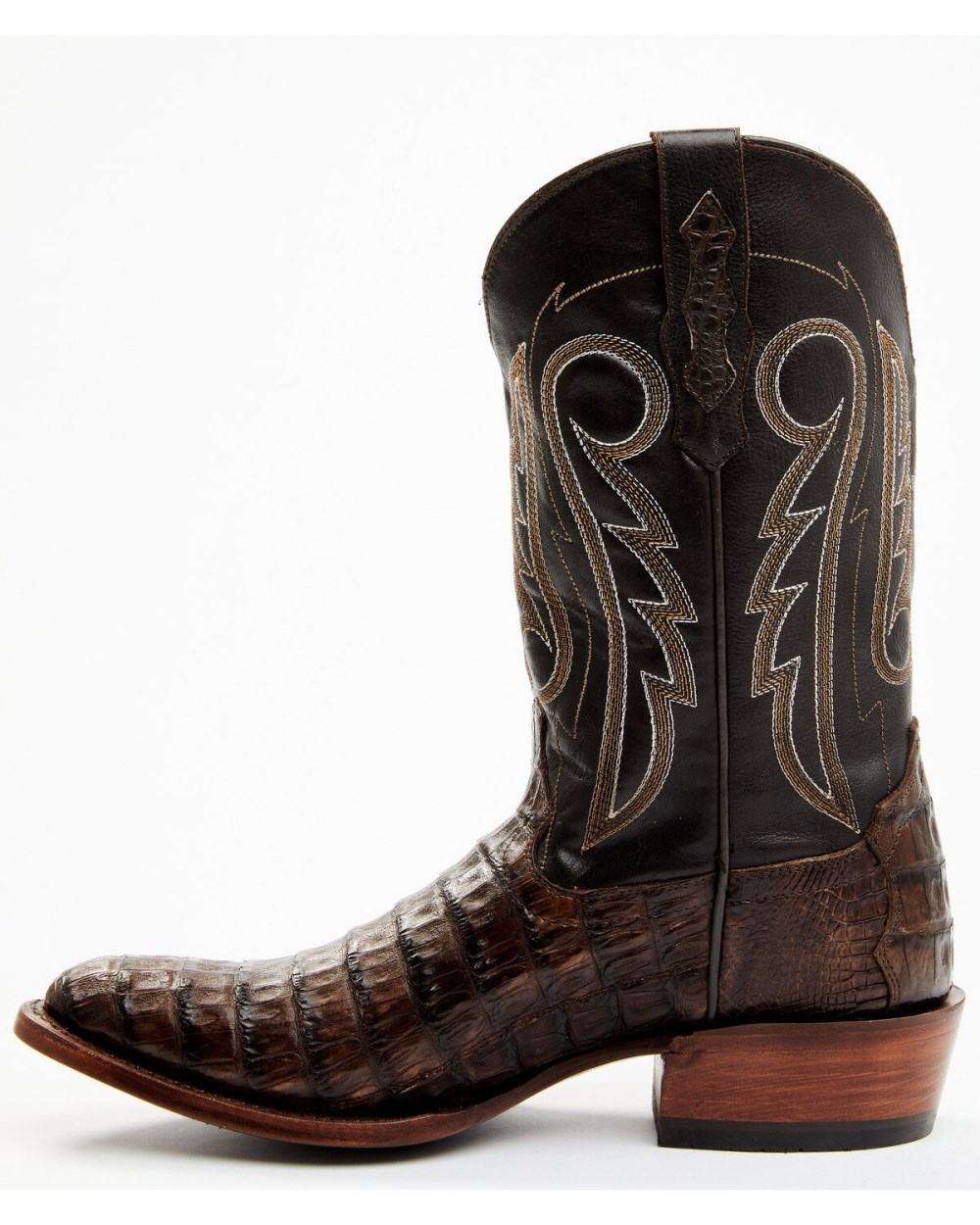 Cody James - Men's Exotic Caiman Western Boots - Round Toe | Brown Cody James - Men's Exotic Caiman Western Boots - Round Toe | Brown